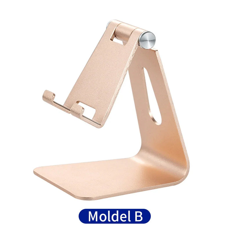 Stonego dobrável metal desktop suporte do telefone móvel para ipad iphone xiaomi huawei samsung tablet mesa celular portátil titular