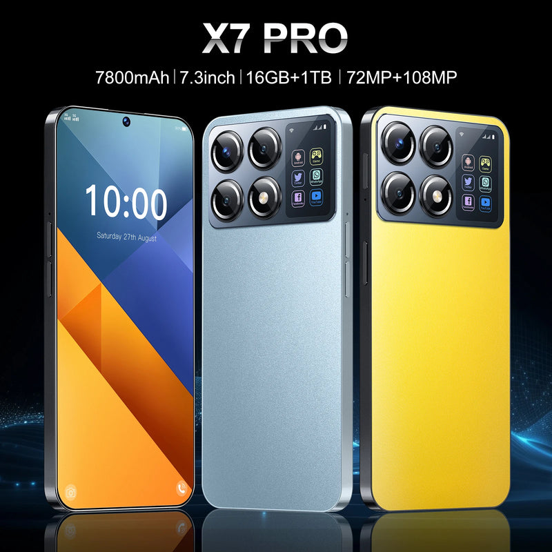 2025 xioami x7 pro smartphone versão global snapdragon 8 gen 3 50mp + 108mp celular android desbloqueado celular nfc