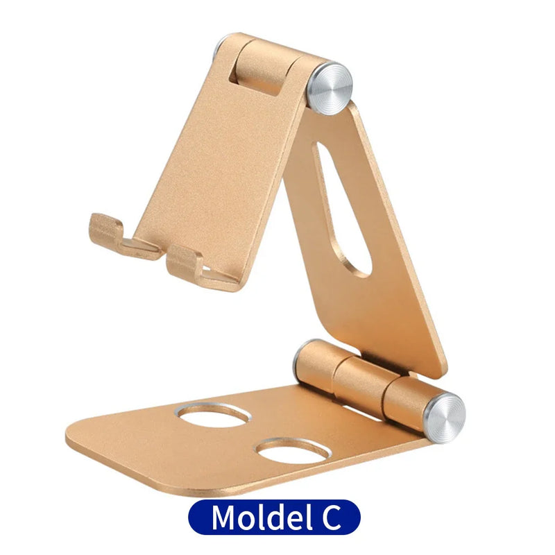 Stonego dobrável metal desktop suporte do telefone móvel para ipad iphone xiaomi huawei samsung tablet mesa celular portátil titular