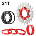 MUQZI Cassete de Velocidade Única Cog 12T 13T 14T 15T 16T 17T 18T 19T 20T 21T 22T Kit de Conversão de Cassete de Bicicleta