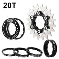 MUQZI Cassete de Velocidade Única Cog 12T 13T 14T 15T 16T 17T 18T 19T 20T 21T 22T Kit de Conversão de Cassete de Bicicleta
