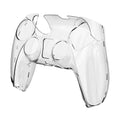 Caso protetor transparente ultra fino para Sony Playstation5, caso controlador Gamepad, tampa do PC clara, PS5 DualSense