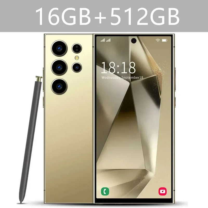 Versão global s25 ultra smartphone 5g 7.3 hd 22gb + 2tb telefone 4g duplo sim celulares android14 desbloqueado 8000mah 10 núcleo super telefone