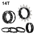 MUQZI Cassete de Velocidade Única Cog 12T 13T 14T 15T 16T 17T 18T 19T 20T 21T 22T Kit de Conversão de Cassete de Bicicleta