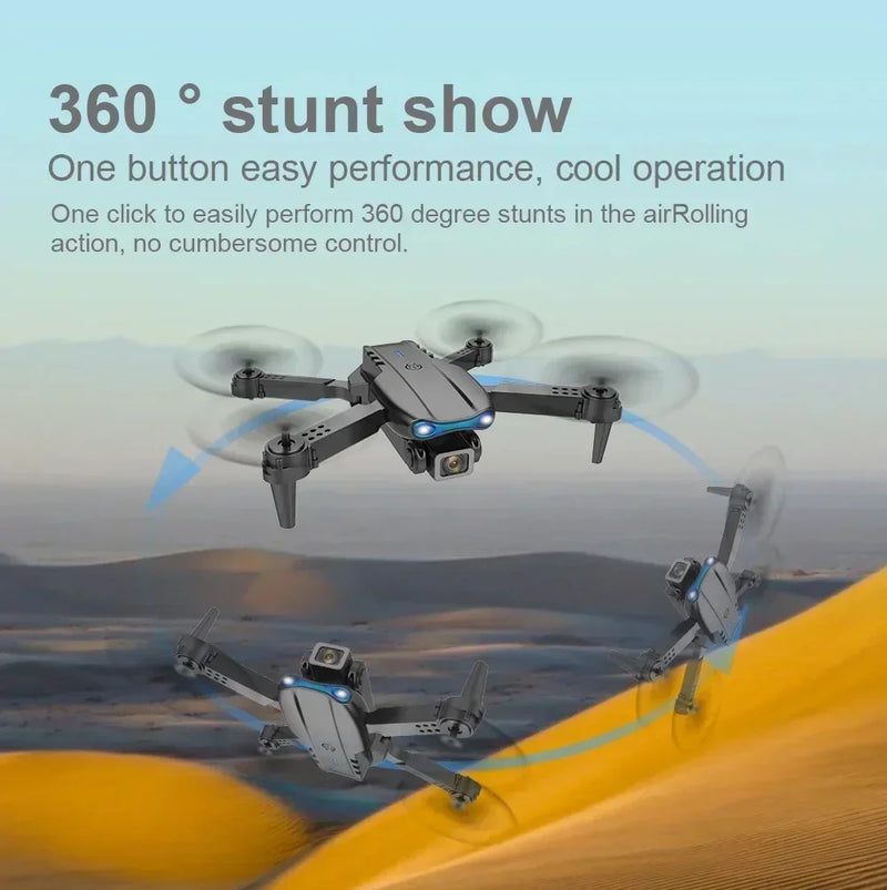 Novo e99 pro drones gps profissional 8k com câmera hd fpv 5g wifi motor sem escova dobrável rc quadcopter evitar obstáculos dron