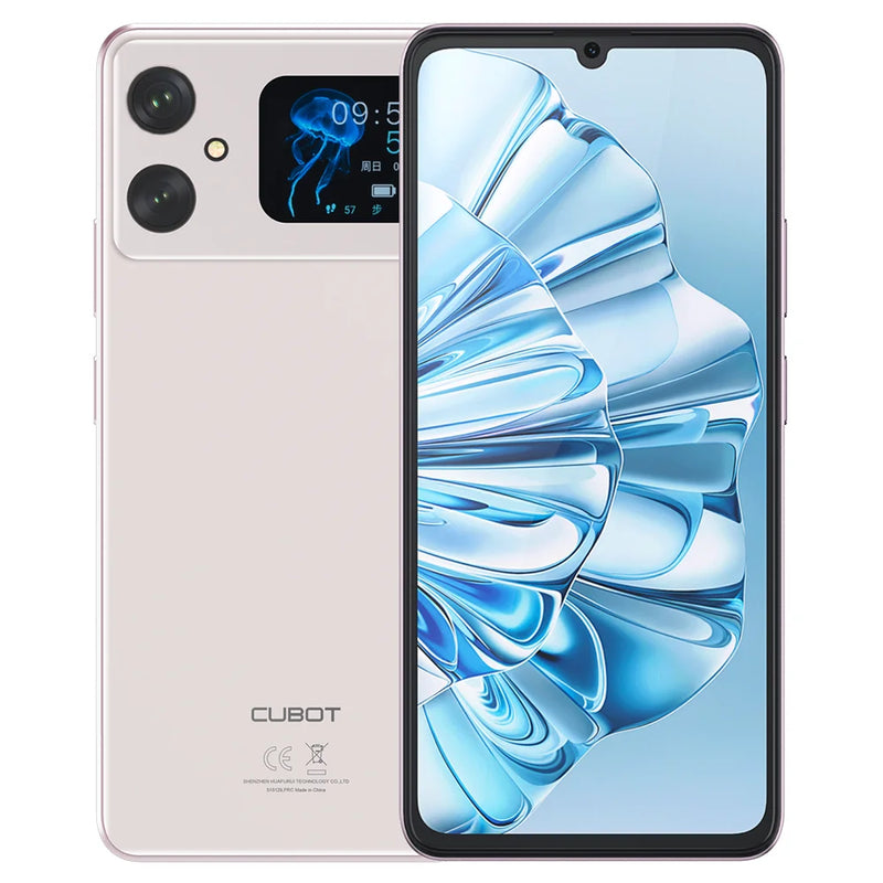 [Estreia mundial] Smartphone Cubot A20 Android 14 12GB (4GB + 8GB Estender) + 128GB 90Hz 6,745 "HD + Display Face ID 5100mAh Celular