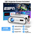 Projetor 4K Ultra HD com sistema de karaokê Experiência a laser Cinema em casa Projetores de filmes ao ar livre 15000 lúmens