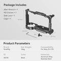 Smallrig para gaiola Sony ZV-E10 com aperto de silicone e placa de liberação rápida integrada para kit de equipamento de gaiola Arca-Swiss com sapata fria 3538