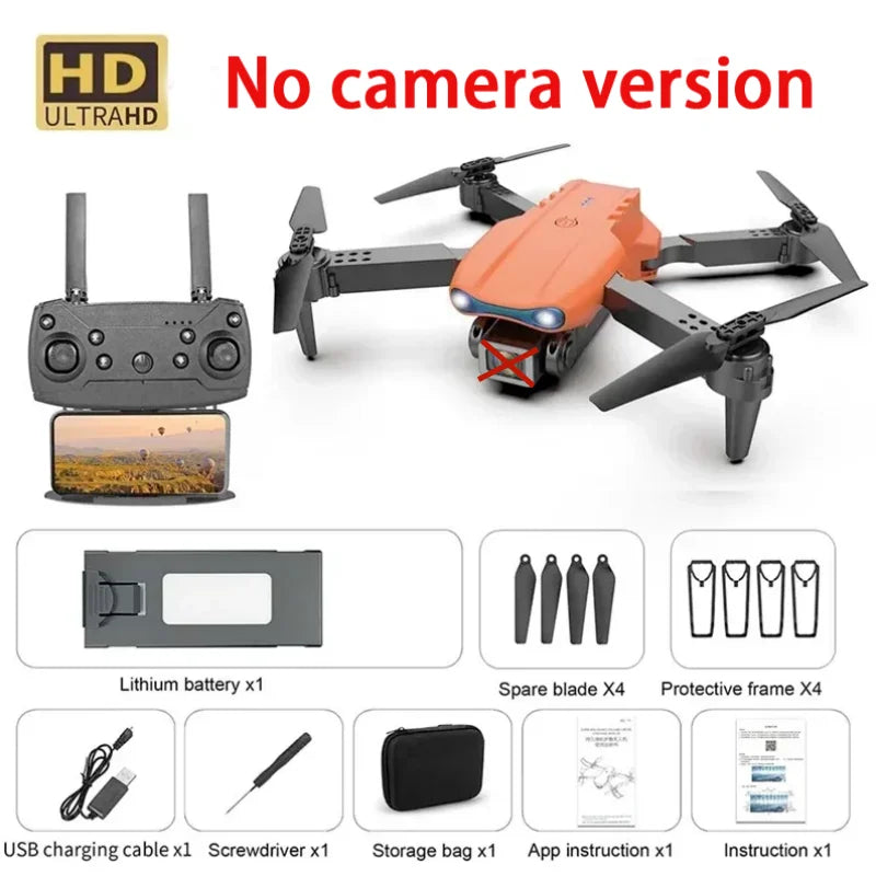 Novo e99 pro drones gps profissional 8k com câmera hd fpv 5g wifi motor sem escova dobrável rc quadcopter evitar obstáculos dron