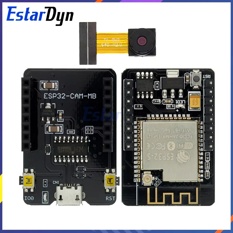 ESP32-CAM ESP32-CAM-MB MICRO USB ESP32 Serial para WiFi ESP32 CAM Placa de Desenvolvimento CH340 CH340G 5V Bluetooth + Câmera OV2640