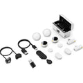 Microfone Sem Fio Para Telefone, Lavalier Profissional, Redução De Ruído, Caixa De Carregamento, Magnética, 100m