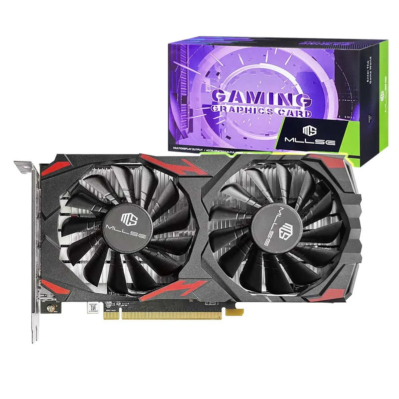 MLLSE AMD RX 580 8GB 2048SP Placa gráfica para jogos GDDR5 256Bit PCI-E 3.0 × 16 8Pin Radeon GPU Rx 580 Placa de vídeo Placa De vídeo
