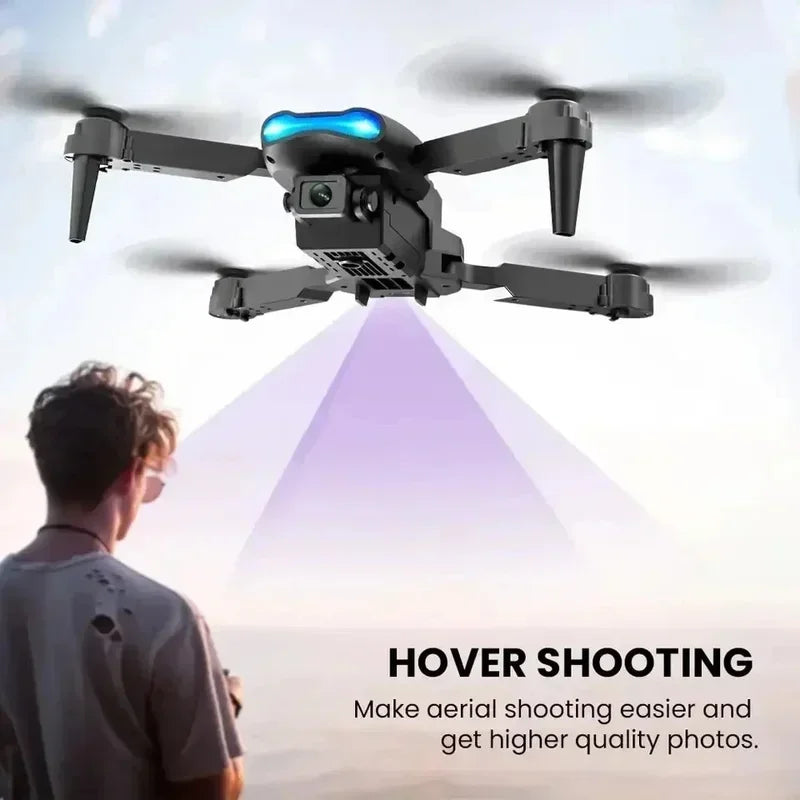 Novo e99 pro drones gps profissional 8k com câmera hd fpv 5g wifi motor sem escova dobrável rc quadcopter evitar obstáculos dron