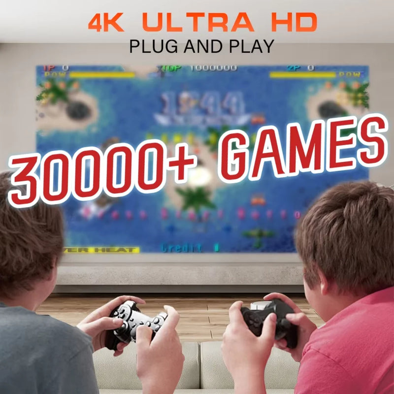 S40MAX Android 11 Projetor de jogos 64GB Cartão TF Controlador de jogos sem fio Dual WIFI 1280*720P Projetor portátil de home theater
