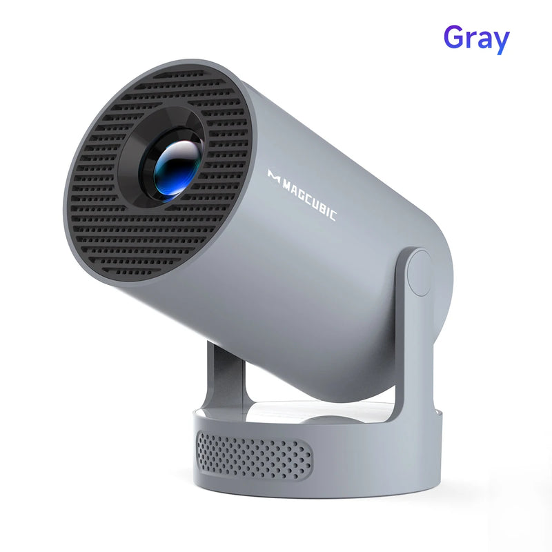 Magcubic 4K HY300 Pro + Projetor Construído em 5W Alto-falante 1280*720P Android 11 8000 Lumens Wifi6 BT5.4 Projetor Portátil ao ar livre