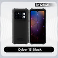 Novo smartphone hotwav cyber 13 android 14 8gb + 128gb 10800mah smartphone 16mp + 64mp câmera luz de acampamento 6.6 "hd nfc celulares